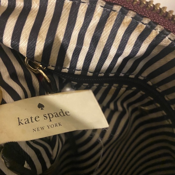 Kate Spade Burgundy purse - Picture 14 of 16